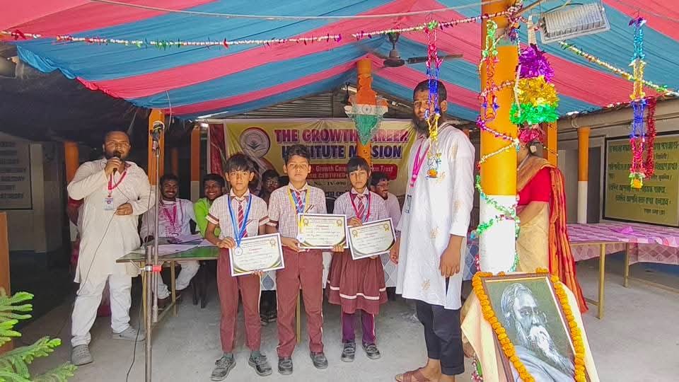 Netaji portrait decoration